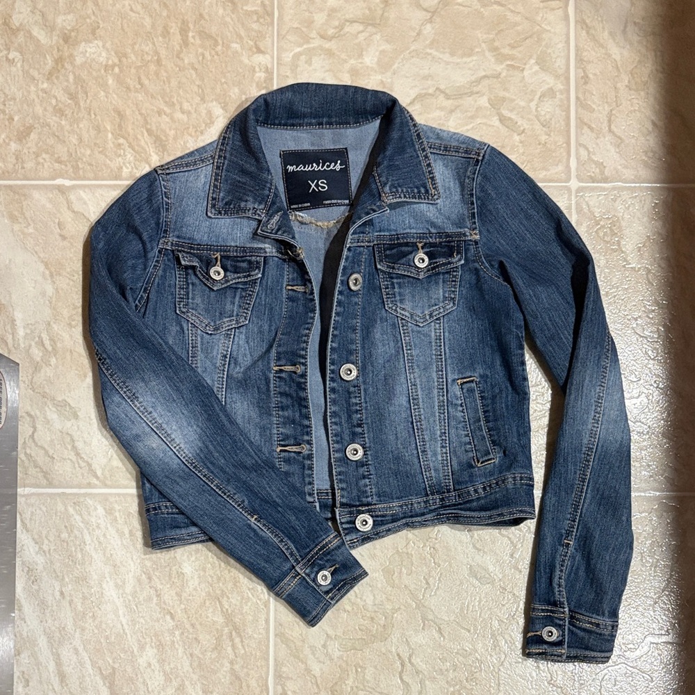 Maurices Classic Blue Denim Jacket